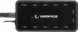 ARGB ventiliatoriaus komplektas Rampage COOLWIND F3. 3x12 cm. 1200 RPM su ventiliatorių valdikliu