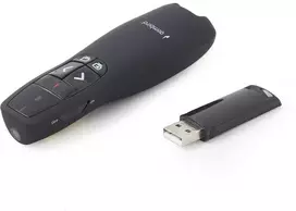 Gembird WP-L-12 wireless presenter RF Juodas