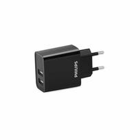 Įkroviklis Philips DLP2610 Charger 2xUSB Juodas