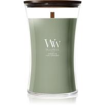 Woodwick Verdant Fig kvapioji žvakė medinė dagtis 610 g