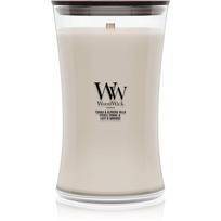Woodwick Tonka & Almond Milk kvapioji žvakė medinė dagtis 610 g
