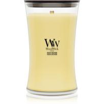 Woodwick Yuzu & Vetiver kvapioji žvakė medinė dagtis 610 g