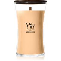 Woodwick Tangerine & Citron kvapioji žvakė medinė dagtis 610 g