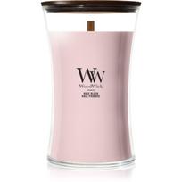 Woodwick Rose Blush kvapioji žvakė medinė dagtis 610 g