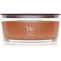 Woodwick Pumpkin Praline kvapioji žvakė medinė dagtis 453.6 g