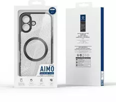 Dux Ducis Aimo Mag dėklas su Magnetic Ring skirtas Apple iPhone 17 – juodos spalvos