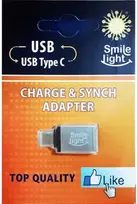 Smile Light USB adapteris Smile SLA-MTC-MB USB-A - USB-C Juodas (SLA-MTC-MB TypeC)