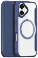 Dux Ducis Skin X Pro Apple iPhone 17 Air dėklas su MagSafe and Wallet – mėlynos spalvos