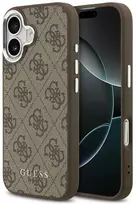 Dėklas Guess 4G Classic Logo MagSafe skirtas Apple iPhone 17 rudos spalvos