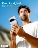 Dėklas Spigen Ultra Hybrid Google Pixel 10 Pro XL crystal clear