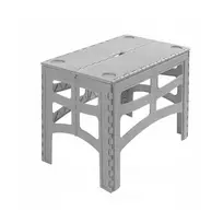 Keeeper sulankstomas lauko stalas L, kurio keliamoji galia iki 80 kg, Timo 70x45x55cm pilka