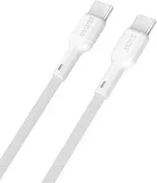 Dudao L9C Max 240W PD USB-C – USB-C 2m kabelis – baltos spalvos