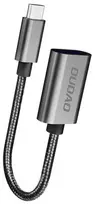 Dudao L15T OTG adapteris USB-C – USB-A – pilkos spalvos