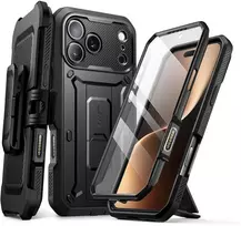Supcase UB Pro dėklas skirtas Apple iPhone 17 Pro – juodos spalvos