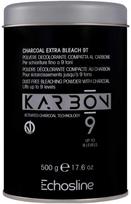Echosline Karbon 9 Dust-Free Bleaching Powder with Charcoal plaukus šviesinantys milteliai, 500g