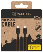 Tactical Stitch Thread kabelis USB-C/USB-C 0.3m juodos spalvos