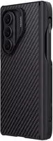 Dėklas „Nillkin“ sintetinio pluošto PRO magnetinio rašiklio lizdo galinis dangtelis, skirtas „Samsung Galaxy Z Fold 7“, juodas