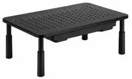 Laikiklis Gembird MS-TABLE-D-01 reguliuojamas monitoriaus stovas su stalčiumi (stačiakampis)