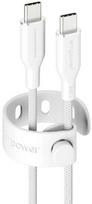 Panzer Glass Kabelis USB PanzerGlass USB-C - USB-C 1.2 m Baltas (EM77569)