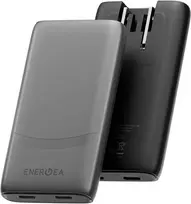 Laidinis įkroviklis Energea TravelWorld Edge 65W 2xUSB-C PD/PPS/QC3.0 (US/UK/EU) grafito spalvos