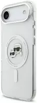 Karl Lagerfeld IML K&CH Heads Metal Frame MagSafe dėklas skirtas Apple iPhone Air skaidrus