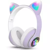 Ausinės Goodbuy Paws belaidės headsets skirta kids | bluetooth 5.0 light violetinė