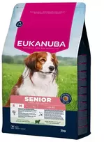 Eukanuba Life Care sausas pašaras mažų ir vidutinių veislių senyviems šunims su ėriena ir ryžiais, S/M 3kg
