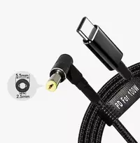 Fusion Accessories USB laidas Asus USB-C -> 5.5 x 2.5 mm | 18.5V-20V | 100W | 1.8 m