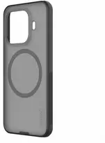 Nillkin Super Frosted PRO Magnetic Back dėklas skirtas Xiaomi 15T Pro Transparent juodos spalvos