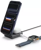 Įkroviklis Spigen Essential MagSafe 2-in-1+C Wireless Charger EF302MOQ, juodas
