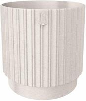 FORM PLASTIC Gėlių vazonas Mika Cyli 18cm, Eco Wood baltas
