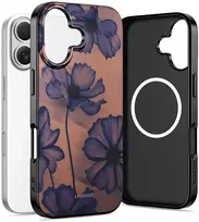 Dėklas Tech-Protect Lamano MagSafe case for iPhone 17 - ruda-violetinė