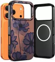 Dėklas Tech-Protect Lamano MagSafe case for iPhone 17 Pro Max - ruda-violetinė