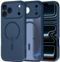 „Tech-Protect BasicMag MagSafe“ dėklas, skirtas „iPhone 17 Pro Max“ – tamsiai mėlynas Mėlyna
