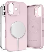 „Tech-Protect Uniq MagSafe“ dėklas, skirtas „iPhone 17“ – rožinis