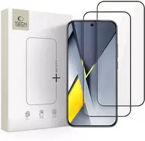 Tech-Protect Glass Fit+ 2-pack skirtas Xiaomi Poco F8 Pro – juodas