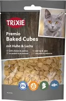 Trixie Premio kepti kubeliai katėms, vištiena ir lasiša, 50 g