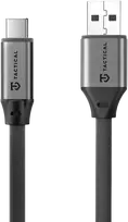 Tactical Fat Man 2.0 kabelis USB-A/USB-C 1m pilkos spalvos