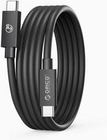 Orico USB4 kabelis, suderinamas su „Thunderbolt 5“, 80Gbps, 240 W, USB-C į USB-C, 2 m - Juodas