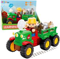 Interaktyvus traktorius su ūkininko ir gyvūnų figūrėlėmis "Farmer Fun Truck"