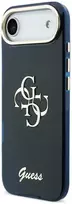 Guess IML 4G Script Metal Logo dėklas skirtas iPhone Air Mėlyna