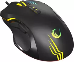 Pelė žaidimams Rampage SMX-G38 CLAW. USB. 8 klavišai. 7200 dpi. RGB LED. 2 nuimami magnetiniai šoniniai klavišai