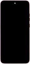 Motorola Edge 60 Neo LCD ekranas + lietimui jautrus skydelis + priekinis dangtelis Poinciana (pakeitimo paketas)