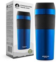 „Mountain Goat TRAVEL“ termo puodelis, 450 ml, mėlynas