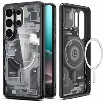 Spigen Ultra Hybrid Mag MagSafe dėklas skirtas Samsung Galaxy S26 Ultra Zero One – Clear Juodas
