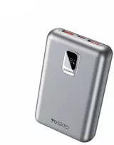 Yesido Powerbank YP47 20 000 mAh 22,5W + PD 20W LED sidabrinis
