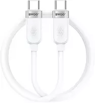 BWOO 65W laidas USB-C – USB-C 1m baltas