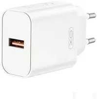 XO sieninis įkroviklis CE33 QC 18W 1x USB baltas