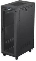 Lanberg 19 colių 32u 600x1000 pastatoma rack spintelė su perforuotomis durelėmis, LCD, juoda (plokštos konstrukcijos)