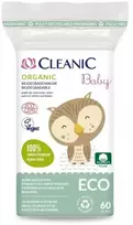 Vatos diskeliai kūdikiams „Cleanic Baby Eco“, 60 vnt.